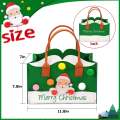 Christmas Cartoon Decorations Felt Bag