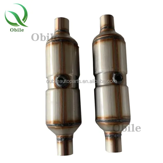 High-Quality Universal Round Honeycomb Ceramic Catalytic Converter with Oxygen Sensor Holes