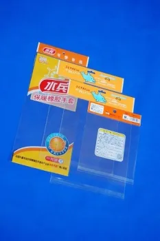 High Clear Opp Header Bag Customized With Reinforce Line For Snack