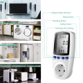 220V EU 120V US AC Power Meter Digital LCD Power Meter Wattmeter Socket Wattage Kwh Energy Meter Measuring Outlet Power Analyzer