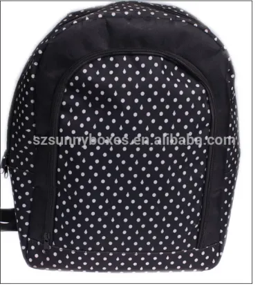 2016 600D Luggage Backpack with Front and Side Pockets