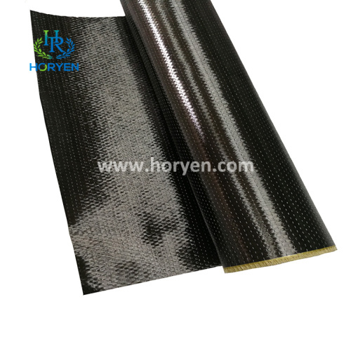 Tissu de fibre de carbone unidirectionnelle 12k T700 de haute qualité