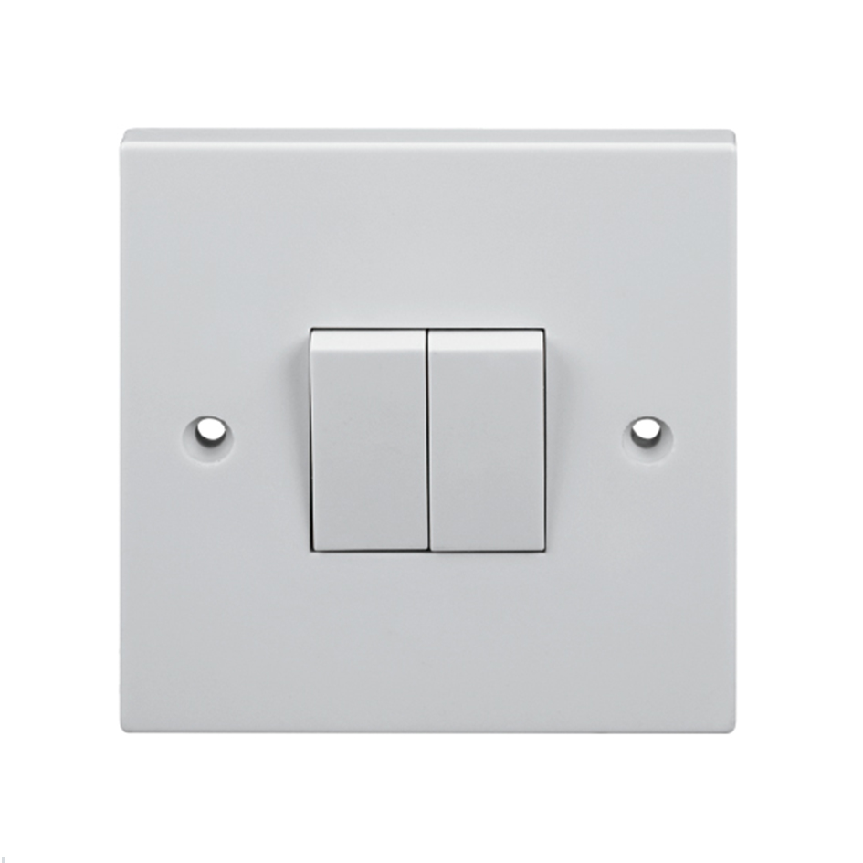 Vid serie 2 Gang 2 Way Wall Switch