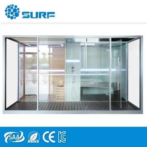 Multifunctional Infrared Control Panel Sauna Steam Shower Cabins, High