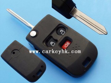Novel Item &Promotion Ford 3 button flip modified remote key shell for key for ford focus