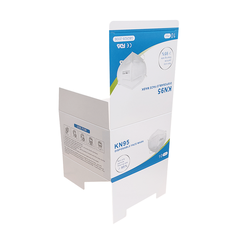 Kn95 Customized Medical Mask Packaging Box