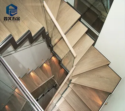 Affordable Spiral Steel Modular Wooden Stairs