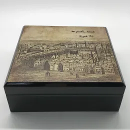 Elegante High Glossy Wooden Box For Abria Dates