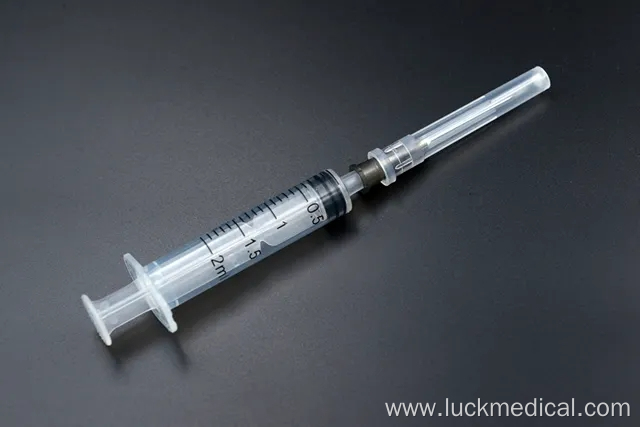 Disposable 3-Parts Syringe with Needle