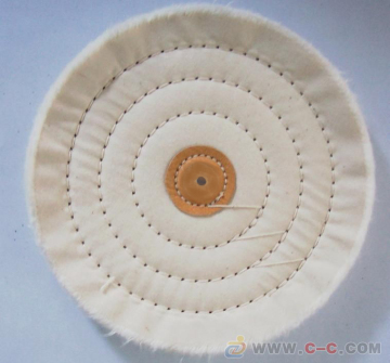 diameter 8 inch 15 ply white color Polishing buff, buffing wheel for jewelry processing machinery