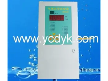 Control panel for industrial gas detector