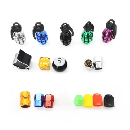 Colorful Plastic Tire Valve Covers