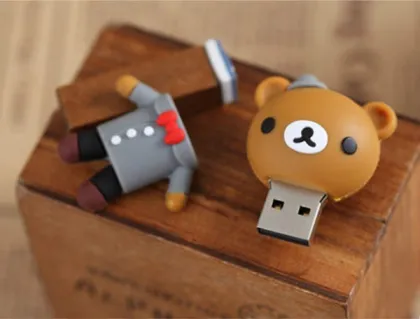 Cartoon Bear Bride Groom Usb Flash Drive