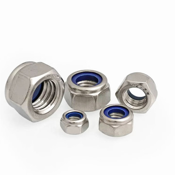 Buy DIN 985 DIN 982 A2 Stainless Steel Hexagonal Nylock Nuts in M2, M2.5, M3, M4, M5, M6 Sizes Online