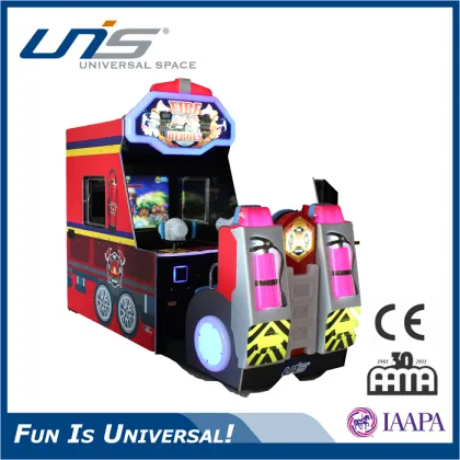 UNIS children fire rescue with water gun---fire hero