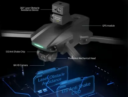 5KM EIS Anti-Shake Obstacle Avoidance Drone