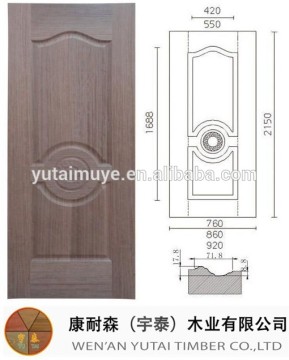 Hot sale new product ash veneer door skin hdf door skin moulded door skin
