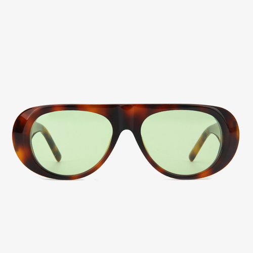 OEM Retro Aviator Top Bar Acetate Sunglasses Colors Lenses