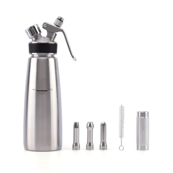 Professional Stainless Steel Whip Cream Dispenser for Mousses and Espumas
