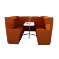 Multi-functional Commercial Luxury High End Coffee Color Leather Modern Sofa Set