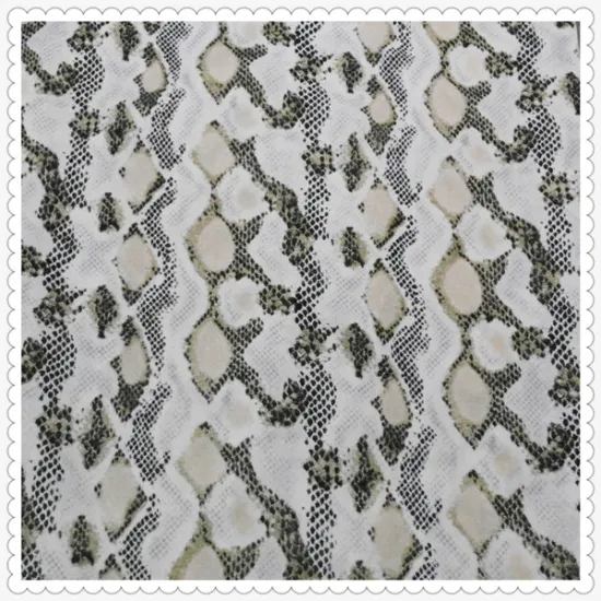 Super-soft 100% rayon animal print fabric for dress