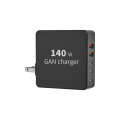 Desktop 140W Gan PD Charger com tela de LED