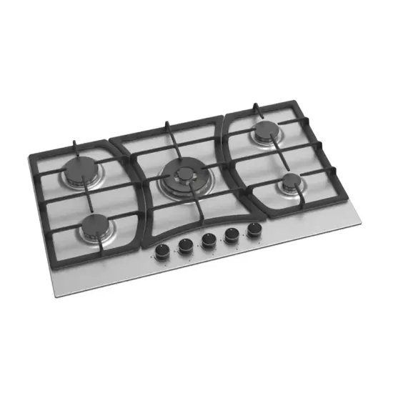 China Wholesale Glass Portable Induction & Gas Stoves - 5 Burner Cooktop