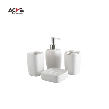 Factory Direct Wholesale Bathing Products: Custom Ceramic Bathroom Sets Including Soap Dish & Decorative Accessories