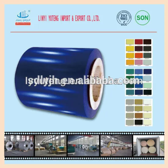 Glossy Apple Green pvdf Aluminum Coil from china manufacture