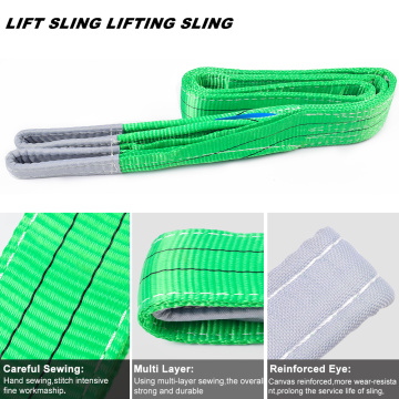 2 Ton 2M Or OEM Length 60MM Width Polyester Flat Woven 2T Webbing ...