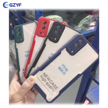 Wholesale Shock Proof TPU Case for Vivo Y72 5G - Clear Transparent Cover