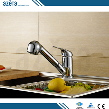 European Brass Single Handle Cheap Pull Out Spray Kitchen Sink Faucet