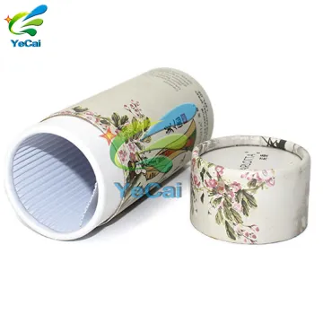 Shinny surface logo custom food grade cosmetic push up paper towel tubes for festival gift