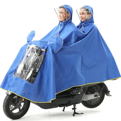 100% polyester single/double raincoat poncho outdoor