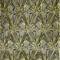 Gouden zwarte kristallen jacquard