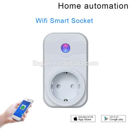 OEM Home Automation Phone Remote Control Wifi Smart Plug Socket working with Amazon Alexa echo