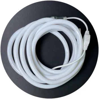 Outdoor Waterproof IP67 100M Roll 360 Degree Round Shape AC 220V LED Neon Rope Light