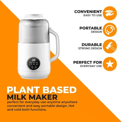 800ml Electric Soy Bean Milk Maker: Portable Soybean Milk Machine