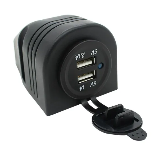CHSKY Waterproof Dual USB Motorcycle Car Charger Power Adapter