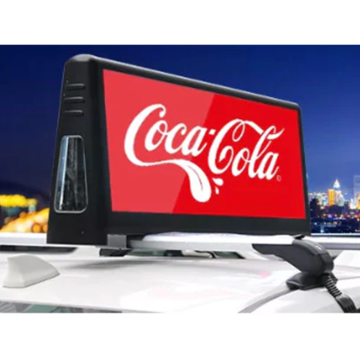 Maan Ready Stock 4G WiFi Remote Control Walking Advertising Board P10 Taxi Roof LED Panel