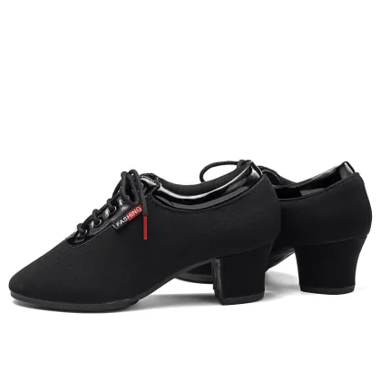 Women's Oxford Cloth Dance Shoes for Latin Dance and Square Dance Training