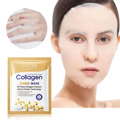 China Supplier Bio Collagen Face Mask - Korean Deep Collagen Anti-Wrinkle Lifting Anti-Aging Facial Sheet Masks
