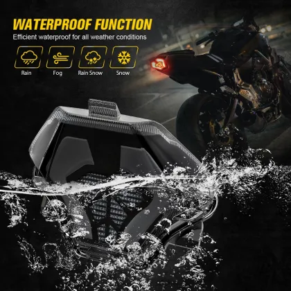 E-mark Motorcycle LED Tail Light Assembly for Yamaha YZF R3/YZFR25/MT-07/FZ07/MT-03/MT-25 Factory Tail Lamp Accessories