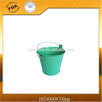 Mini Toys Tin Bucket with Metal Handle