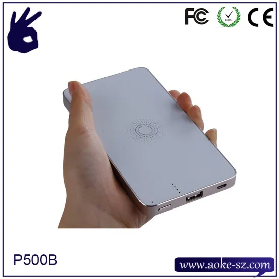 External Battery Backup Charger for Mobile with Wireless Charger