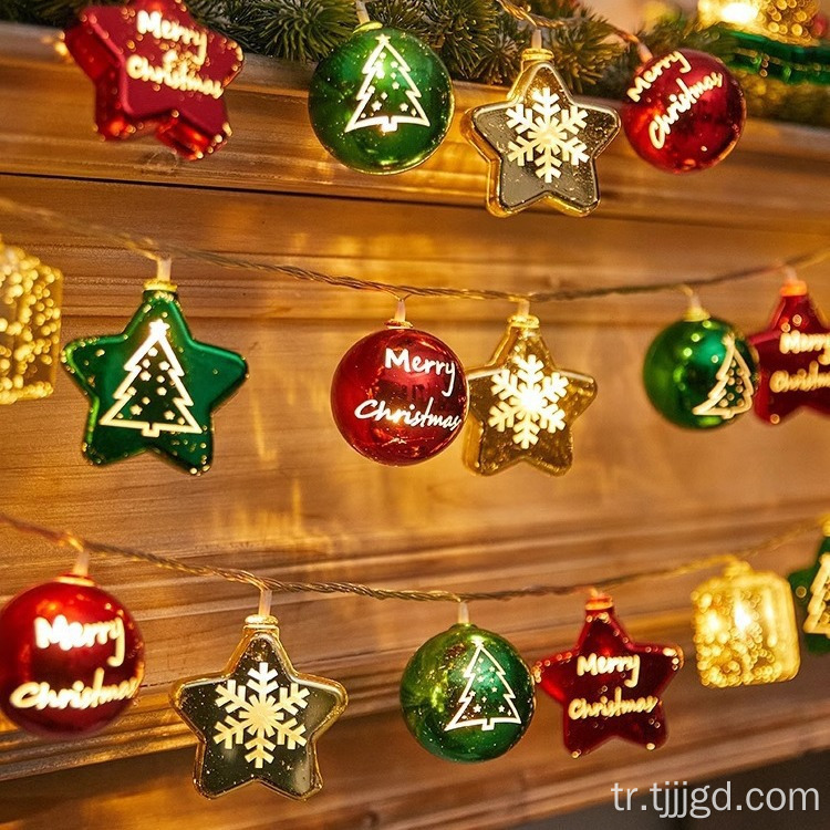 LED Elektrokaplatma Yıldız Işık Dizesi