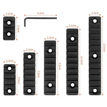 Komponen kereta api taktikal aluminium: slot, kacang, skru, swivel, dan aksesori t-kacang untuk peralatan memburu