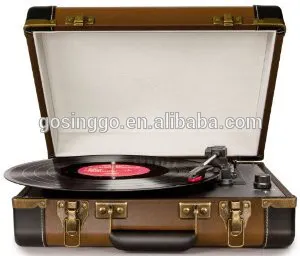 Vinyl Record Player Turntable, suitcase turntable record player