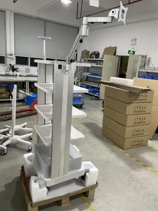 Hospital Medical Endoscope Trolley - Arthroscopy Laparoscopy Equipment Cart