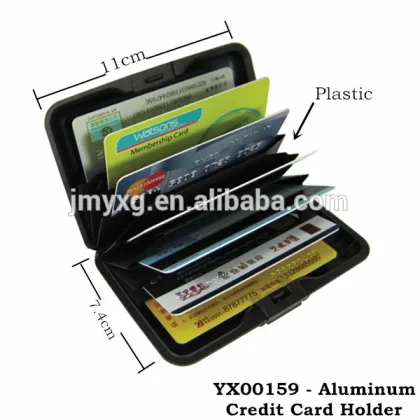 credit card case aluminium credit card holder credit card holder